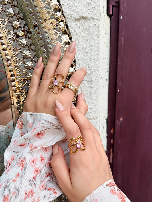 Bague Rosée « rayonne avec délicatesse »