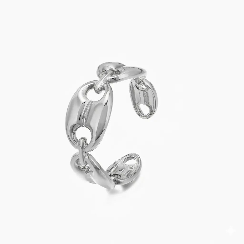 Bague Adèle dorée "impose ta signature"
