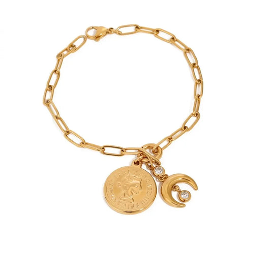 Bracelet Isée doré