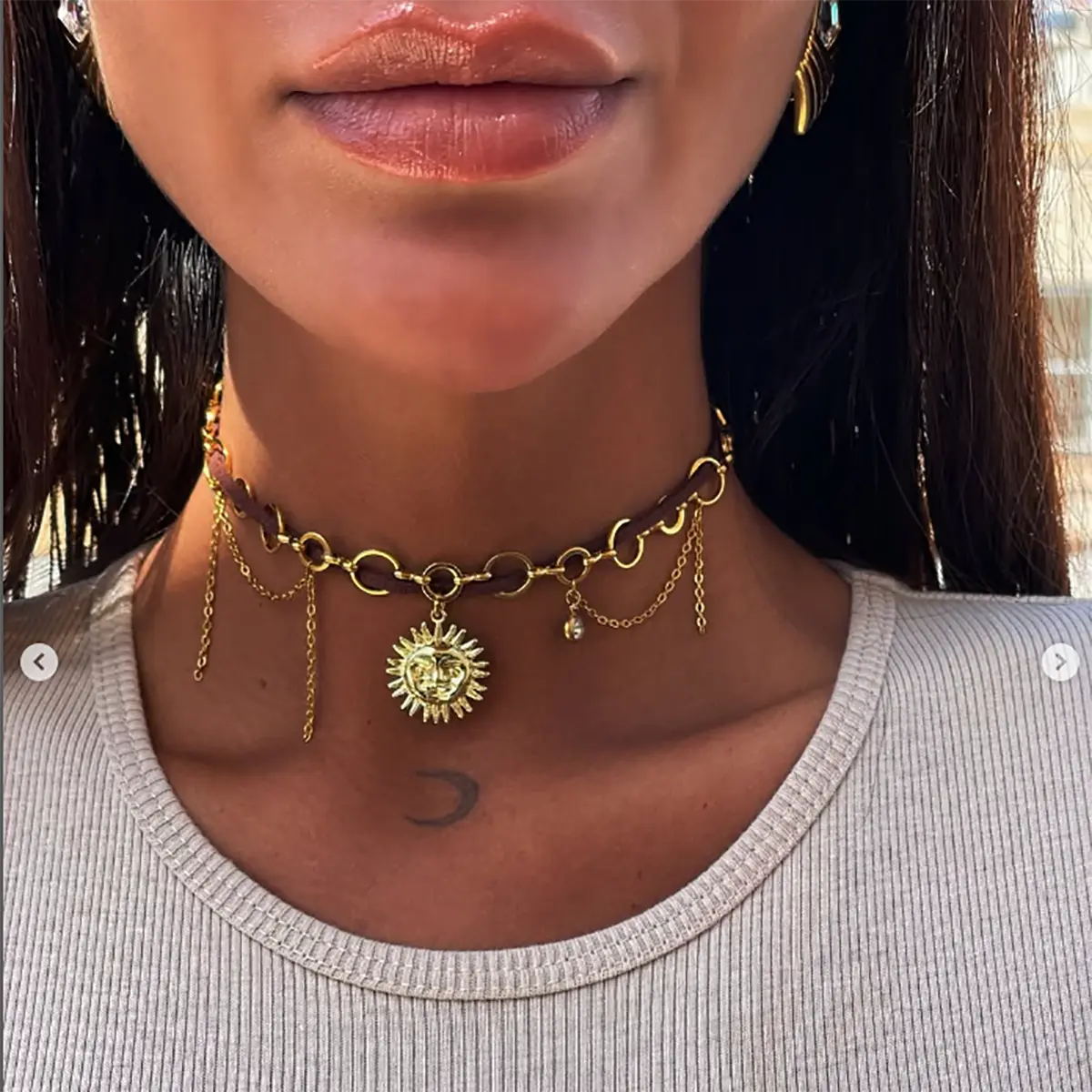 Collier Adriel doré