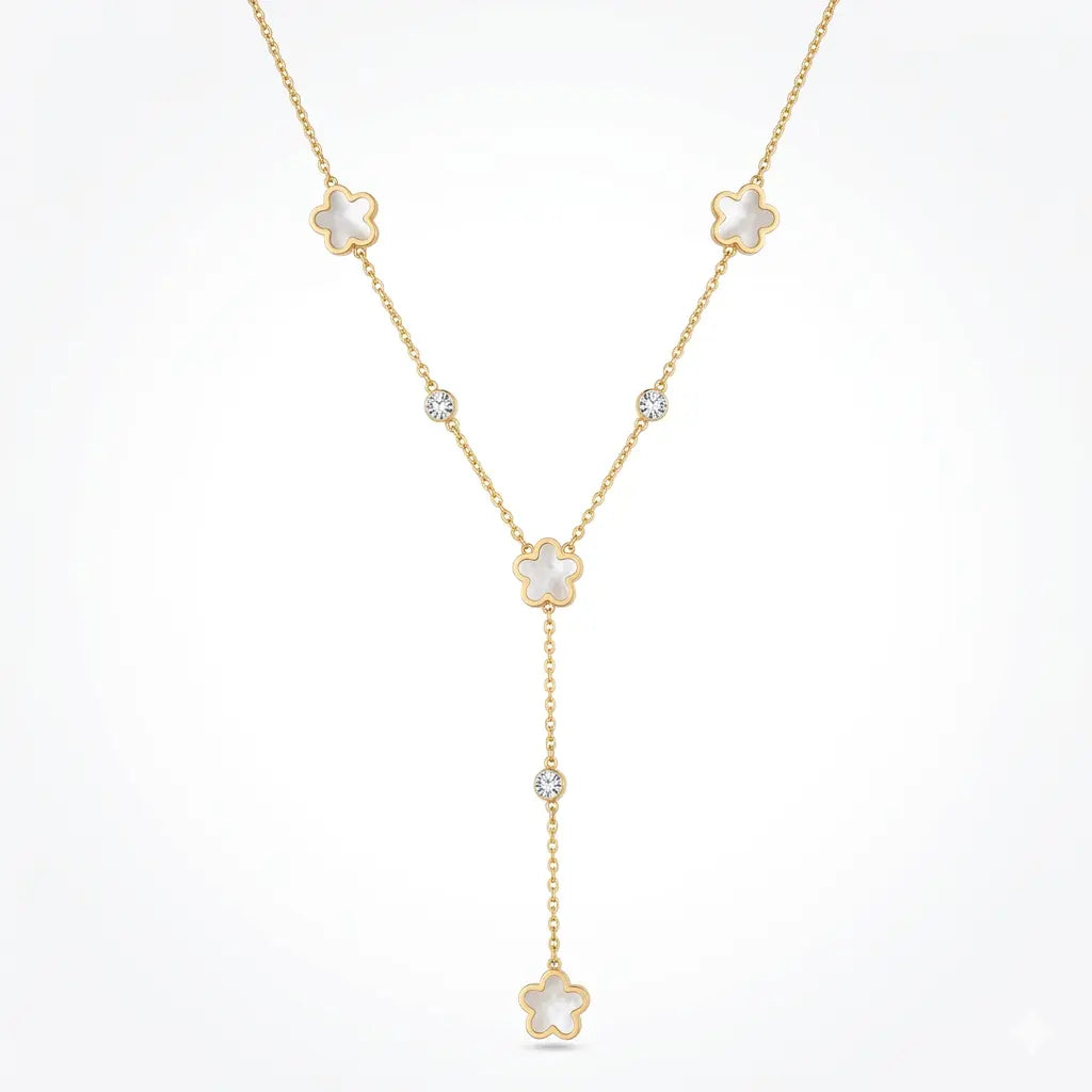 Collier Flora doré