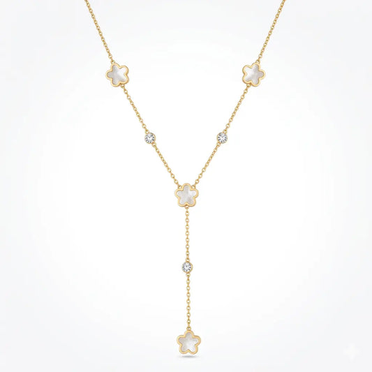 Collier Flora doré