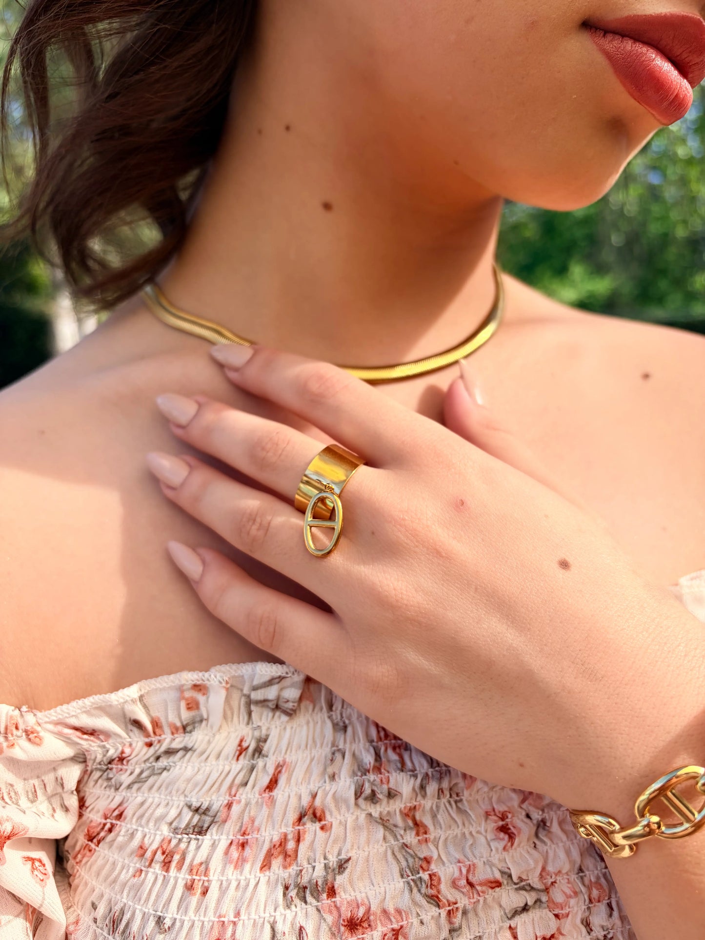 ✨ Bague Vera dorée « l’audace au bout des doigts » ✨