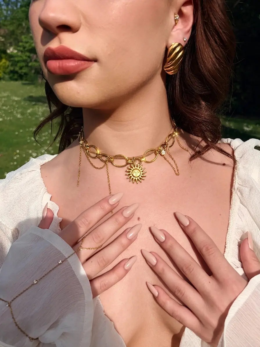 Collier Adriel doré