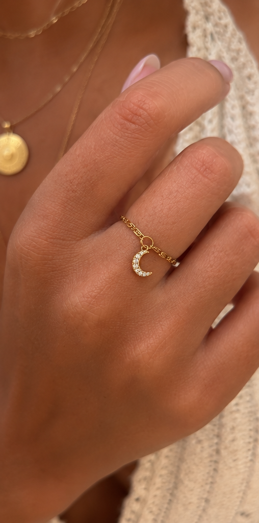 Bague chaîne Louna 🌙