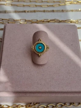 Bague Empire Turquoise Shiralaura.fr Vente De Vetements Grandes Tailles Du 38 Au 52 Bijoux Accessoires Paris.webp