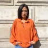 Blouse Dalia Orange Shiralaura.fr Vente De Vetements Pour Femmes Du 38 Au 52 A Paris 1.webp